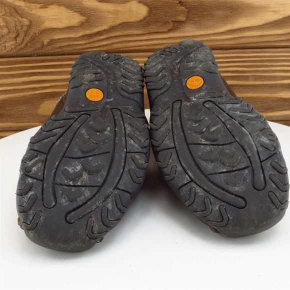 Timberland Sz 11 Toddler Boys Sneaker Brown Leather Medium - Picture 12 of 12